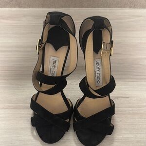 Jimmy Choo Black Strappy Women's Sandals